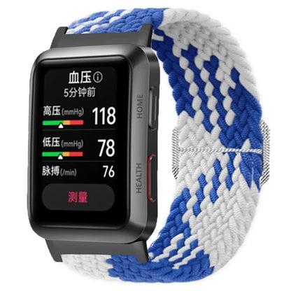 For Huawei Watch D Elastic Braided Nylon Watch Strap Adjustable Wrist Band