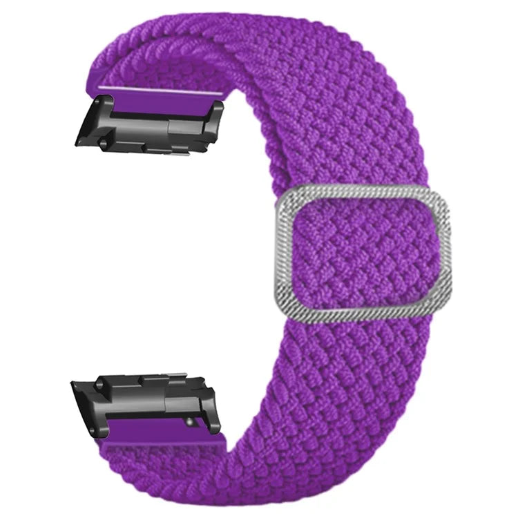 For Huawei Watch D Elastic Braided Nylon Watch Strap Adjustable Wrist Band