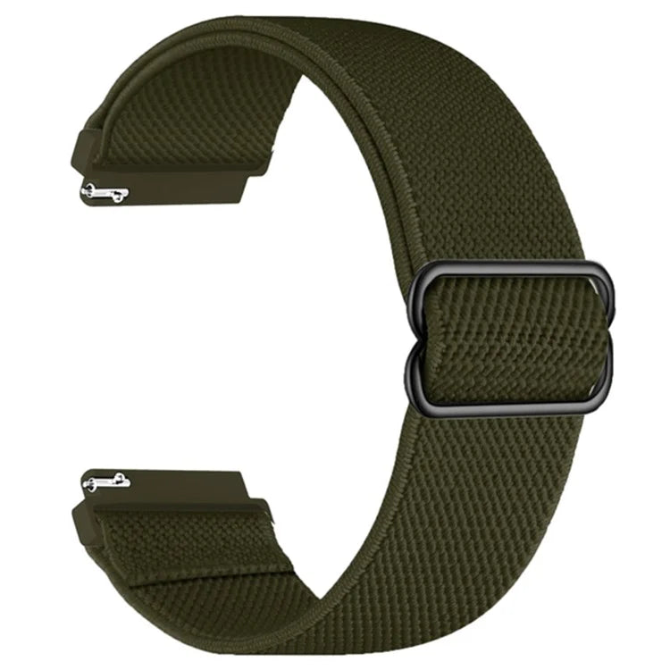 For Samsung Galaxy Watch3 45mm / Huawei Watch GT 4 46mm Nylon Watch Band 22mm Replacement Strap