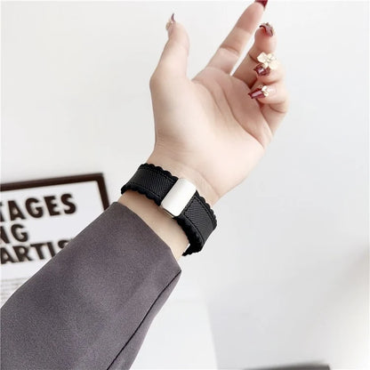 For Samsung Galaxy Watch3 45mm / Huawei Watch GT 4 46mm Magnetic Watch Band 22mm Leather+Silicone Wrist Strap