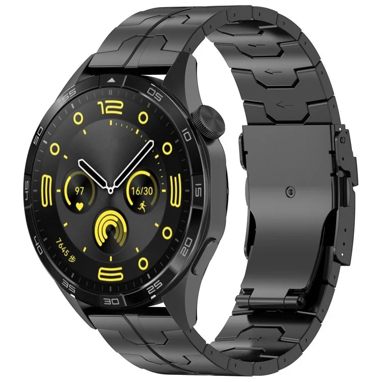 For Samsung Galaxy Watch3 45mm / Huawei Watch GT 4 46mm Band 22mm Titanium Alloy Watch Bracelet