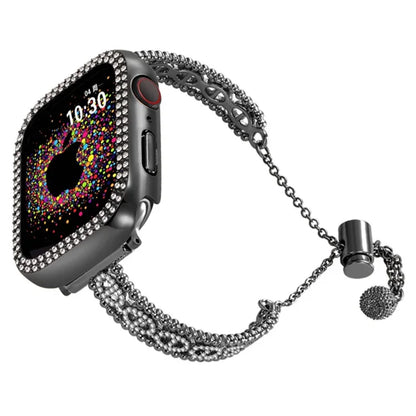 For Garmin / Samsung / LG / Huawei / Huami 20mm Universal Rhinestone Copper Watch Strap