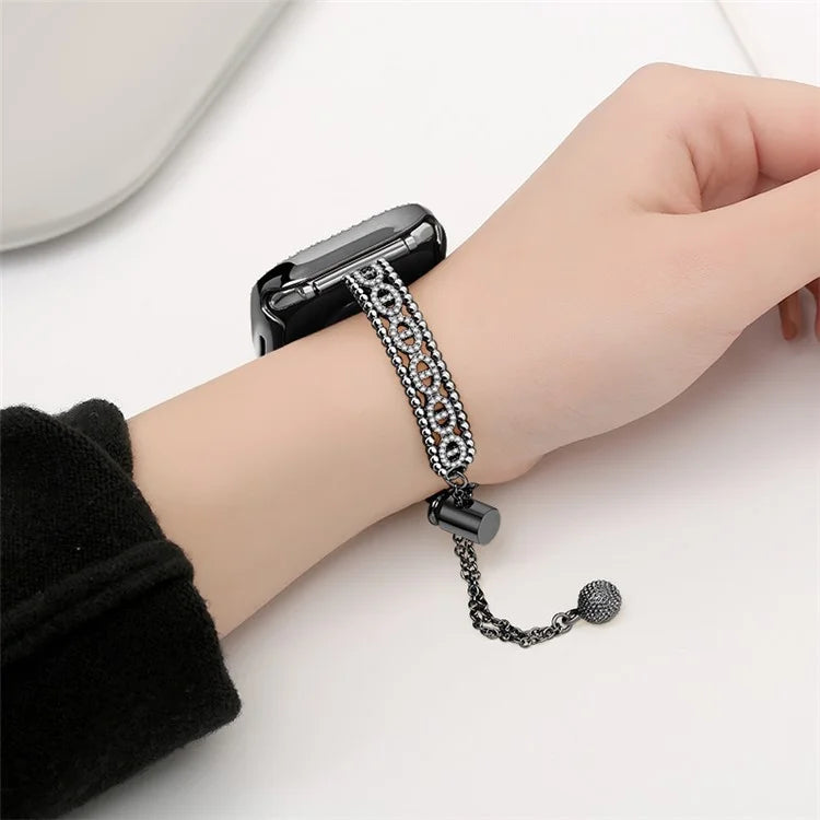 For Garmin / Samsung / LG / Huawei / Huami 20mm Universal Rhinestone Copper Watch Strap