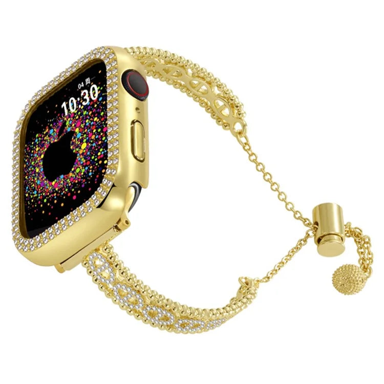 For Garmin / Samsung / LG / Huawei / Huami 20mm Universal Rhinestone Copper Watch Strap