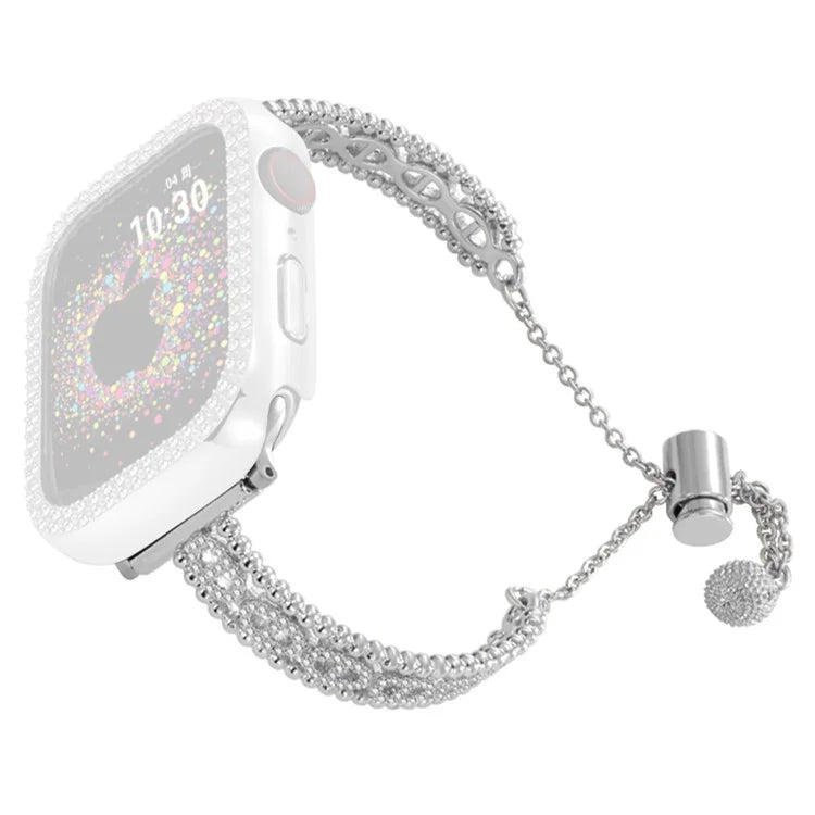 For Garmin / Samsung / LG / Huawei / Huami 20mm Universal Rhinestone Copper Watch Strap