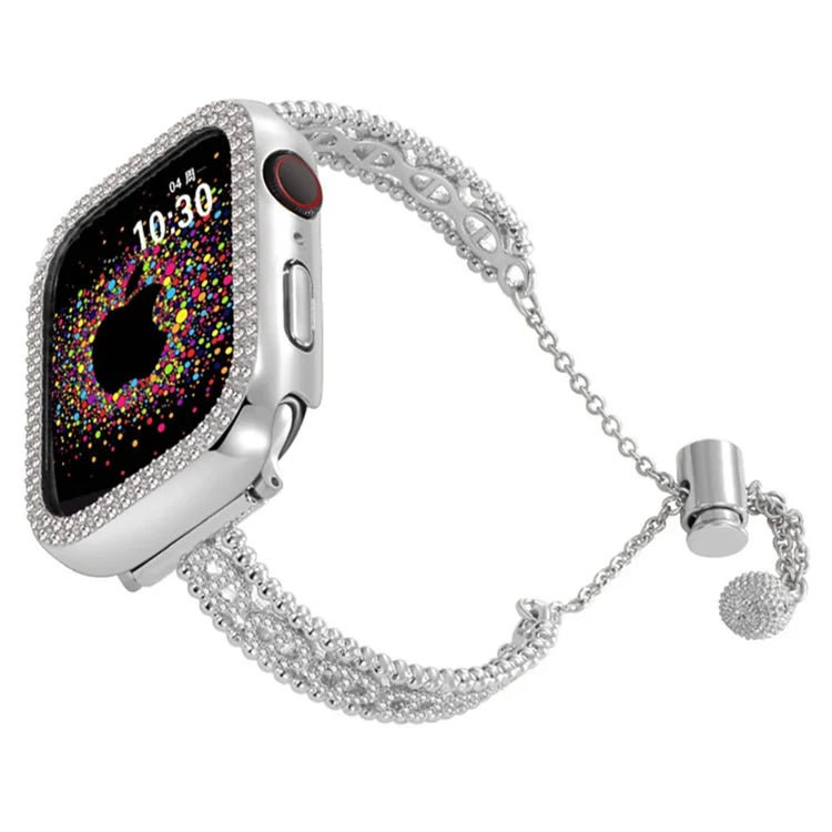 For Garmin / Samsung / LG / Huawei / Huami 20mm Universal Rhinestone Copper Watch Strap
