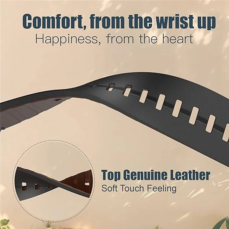 For Garmin Fenix 5X 6X 7X Pro Tactix Delta 26mm Genuine Leather Watch Strap Band Replacement