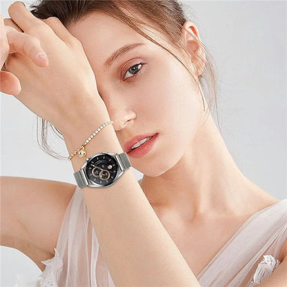 For Garmin Forerunner 255 Stainless Steel Wrist Band Watch Strap with Buckle