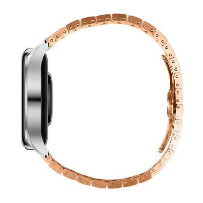 Electroplating Watch Band for Huami Amazfit GTR 4 46mm / GTR 3 / GTR 3 Pro / GTR 2e / GTR 2 Stainless Steel Strap with Buckle