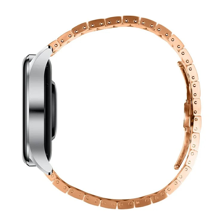 Electroplating Watch Band for Huami Amazfit GTR 4 46mm / GTR 3 / GTR 3 Pro / GTR 2e / GTR 2 Stainless Steel Strap with Buckle