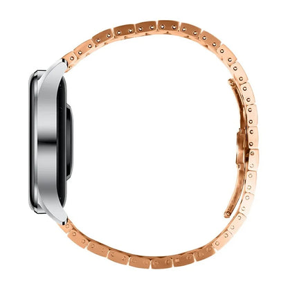 Electroplating Watch Band for Huami Amazfit GTR 4 46mm / GTR 3 / GTR 3 Pro / GTR 2e / GTR 2 Stainless Steel Strap with Buckle