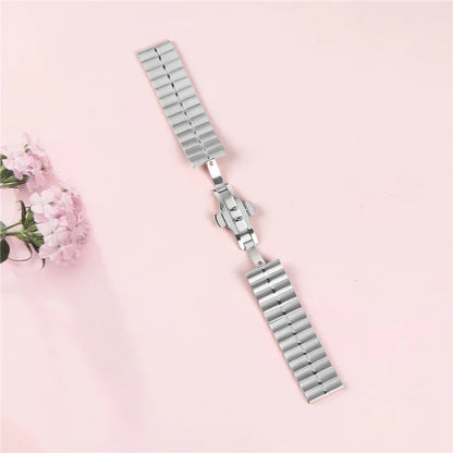 For Huami Amazfit GTR 2 3 4  / 2e / 3 Pro Watch Band with Buckle Stainless Steel Replacement Watch Accessory
