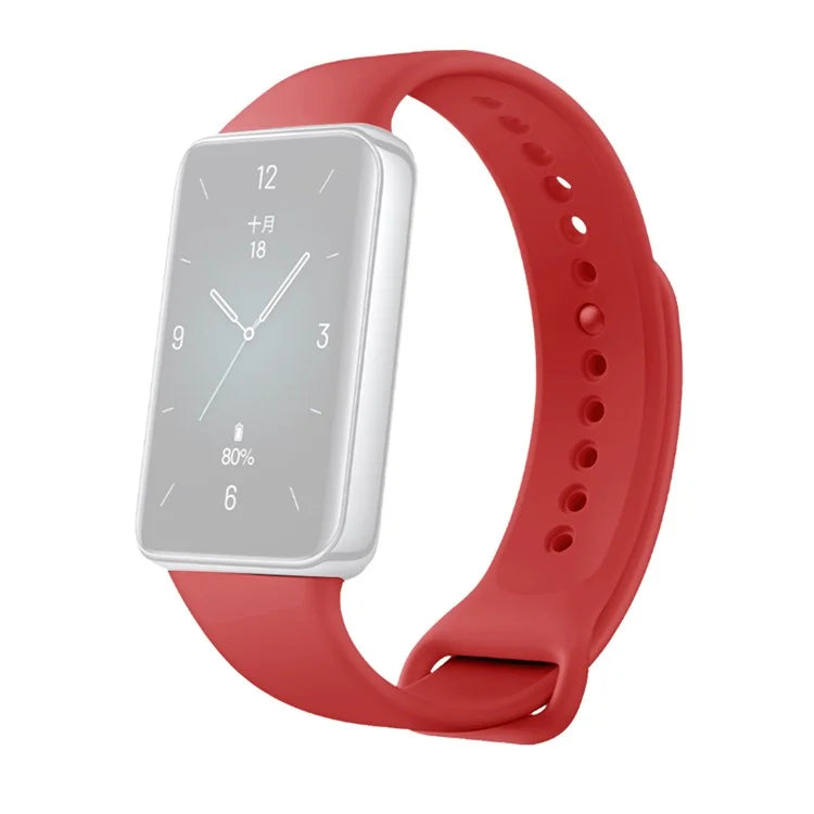 For Honor Band 9 Easy Adjustable Watch Strap Flexible Silicone Wrist Band