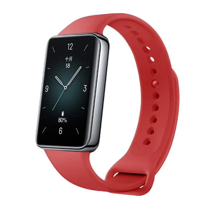 For Honor Band 9 Easy Adjustable Watch Strap Flexible Silicone Wrist Band