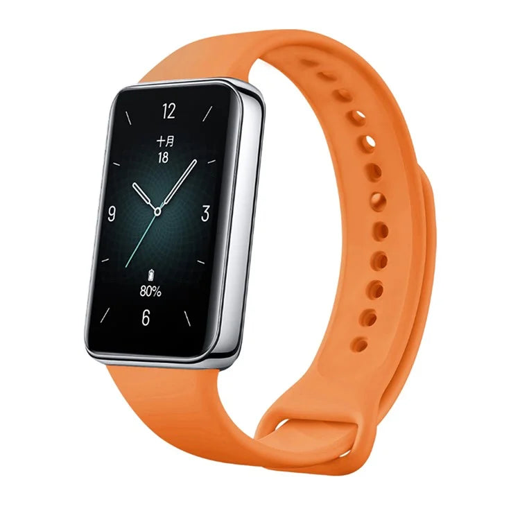 For Honor Band 9 Easy Adjustable Watch Strap Flexible Silicone Wrist Band
