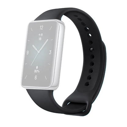 For Honor Band 9 Easy Adjustable Watch Strap Flexible Silicone Wrist Band