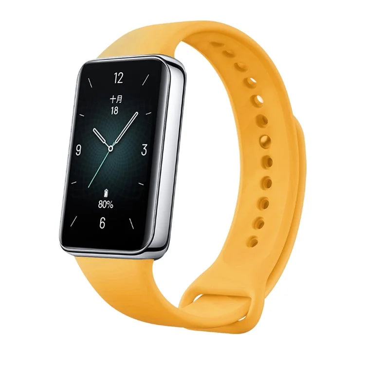 For Honor Band 9 Easy Adjustable Watch Strap Flexible Silicone Wrist Band