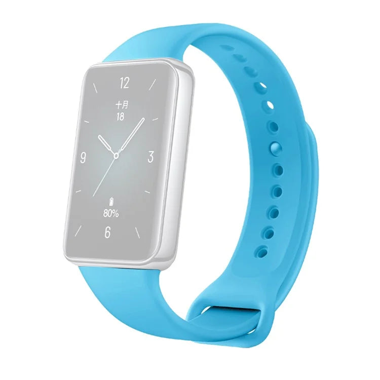 For Honor Band 9 Easy Adjustable Watch Strap Flexible Silicone Wrist Band