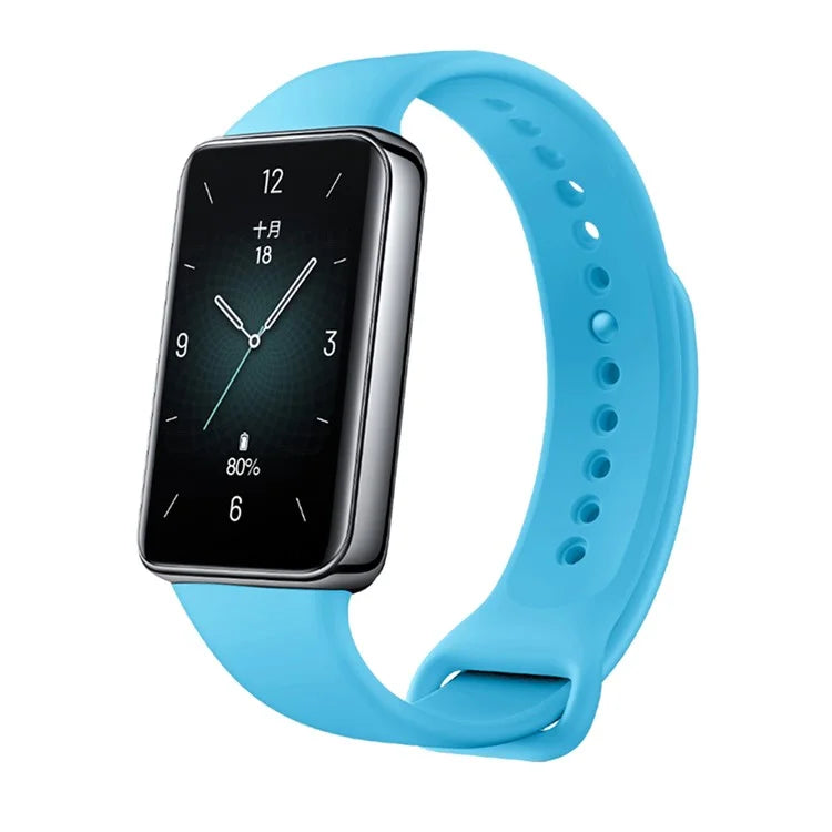 For Honor Band 9 Easy Adjustable Watch Strap Flexible Silicone Wrist Band