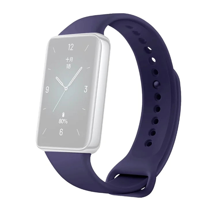 For Honor Band 9 Easy Adjustable Watch Strap Flexible Silicone Wrist Band