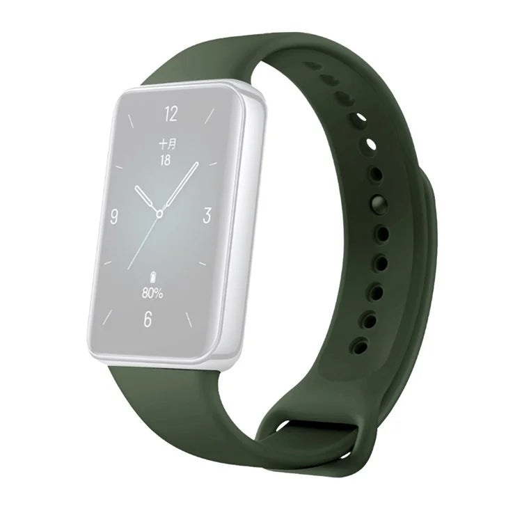 For Honor Band 9 Easy Adjustable Watch Strap Flexible Silicone Wrist Band