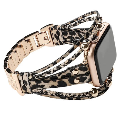For Apple Watch Series 9 8 7 41mm  /  6 5 4 SE (2022) SE (2023) SE 40mm  /  3 2 1 38mm Watch Strap Braid+Alloy Strap