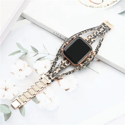 For Apple Watch Series 9 8 7 41mm  /  6 5 4 SE (2022) SE (2023) SE 40mm  /  3 2 1 38mm Watch Strap Braid+Alloy Strap
