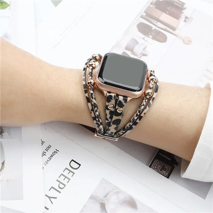 For Apple Watch Series 9 8 7 41mm  /  6 5 4 SE (2022) SE (2023) SE 40mm  /  3 2 1 38mm Watch Strap Braid+Alloy Strap