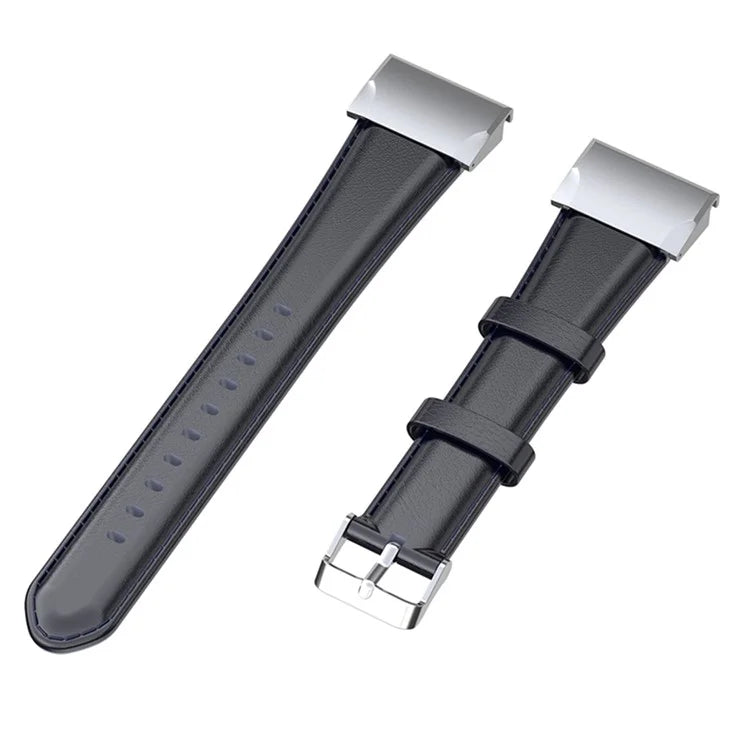 KALEBOL KLB-YLZP-001 For Garmin Fenix 7 / 7 Pro Watch Strap QuickFit 22mm Genuine Cow Leather Band