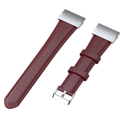 KALEBOL KLB-YLZP-001 For Garmin Fenix 7 / 7 Pro Watch Strap QuickFit 22mm Genuine Cow Leather Band