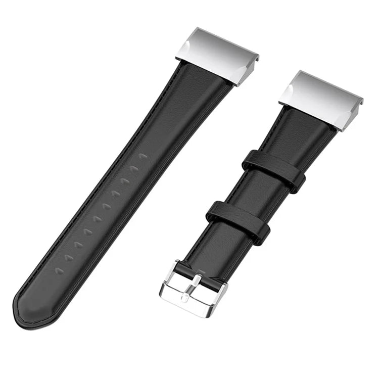 KALEBOL KLB-YLZP-001 For Garmin Fenix 7X  /  7X Pro Strap Replacement QuickFit 26mm Genuine Cow Leather Watchband
