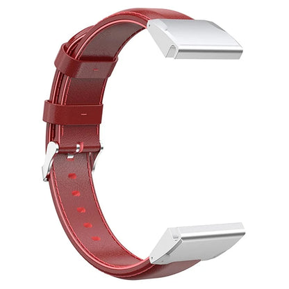 KALEBOL KLB-YLZP-001 For Garmin Fenix 7X  /  7X Pro Strap Replacement QuickFit 26mm Genuine Cow Leather Watchband
