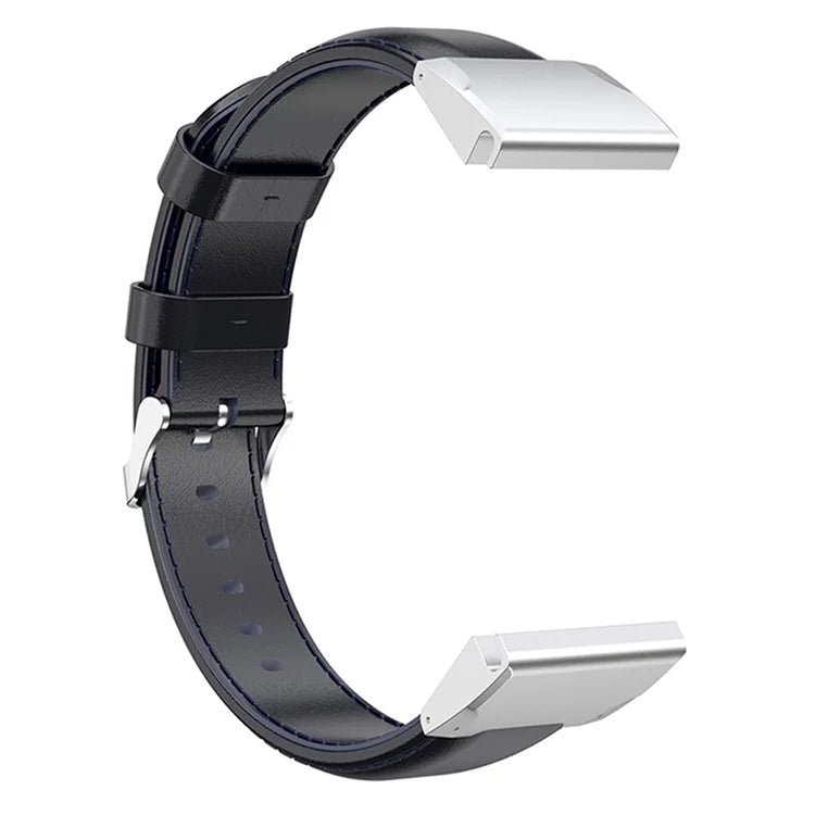 KALEBOL KLB-YLZP-001 For Garmin Instinct 2S / QuickFit Watch Strap 20mm Genuine Cow Leather Band
