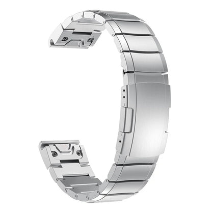 KALEBOL KLB-YZBXG-001 For Garmin Fenix 7S / 7S Pro Watch Strap 20mm Stainless Steel Watch Band