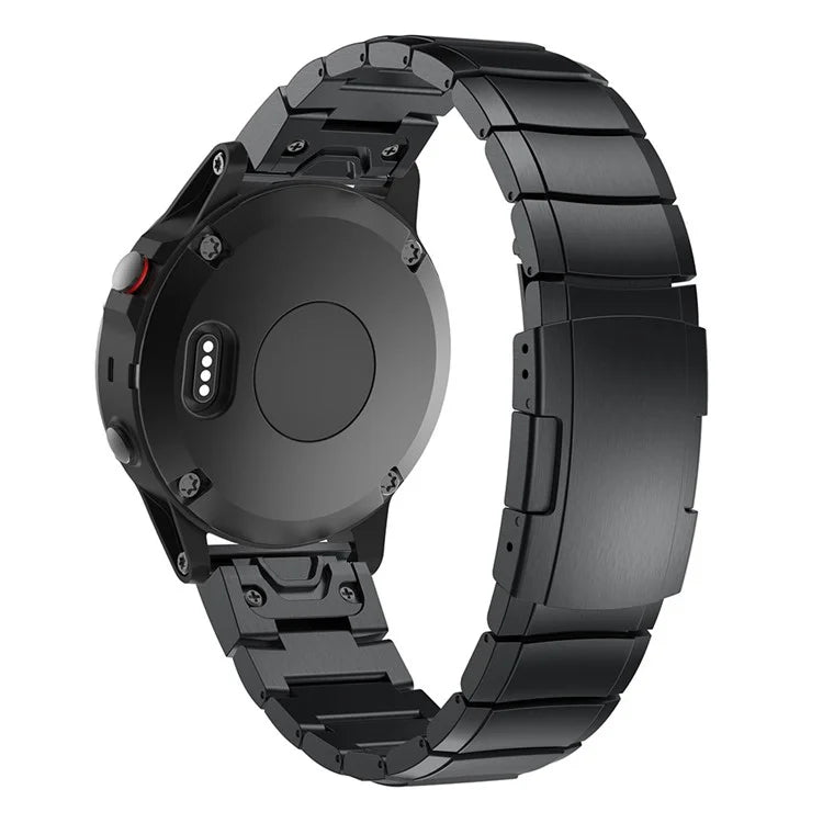KALEBOL KLB-YZBXG-001 For Garmin Fenix 7S / 7S Pro Watch Strap 20mm Stainless Steel Watch Band