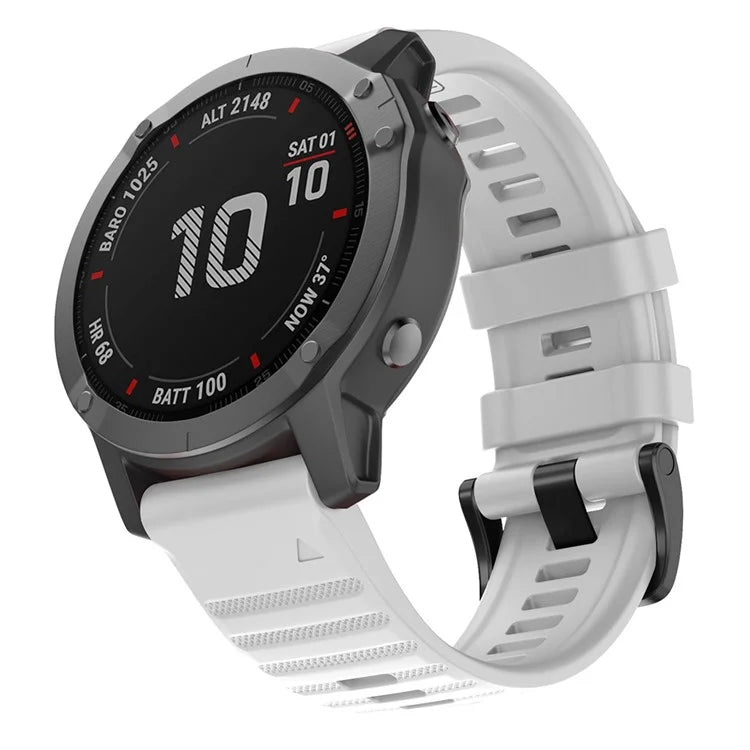 KALEBOL KLB-AWGJ-001 For Garmin Fenix 7X / 7X Pro Silicone Watch Band 26mm Concave Dot Wrist Strap