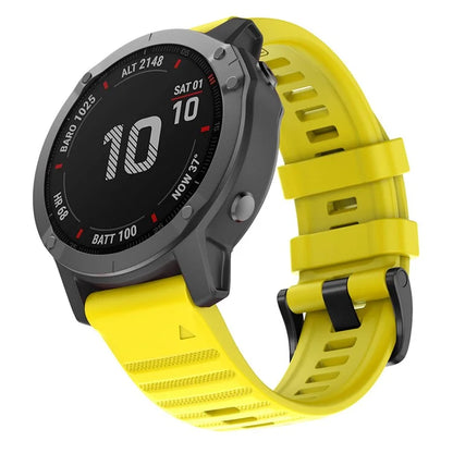 KALEBOL KLB-AWGJ-001 For Garmin Fenix 7X / 7X Pro Silicone Watch Band 26mm Concave Dot Wrist Strap