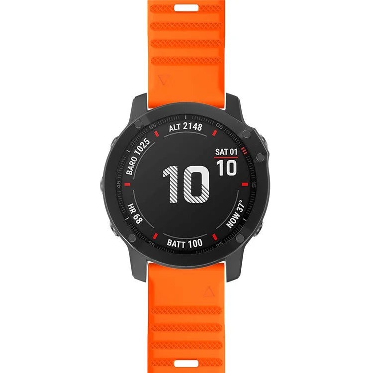 KALEBOL KLB-AWGJ-001 For Garmin Fenix 7 / 7 Pro 22mm Watch Band Concave Dot Silicone Strap