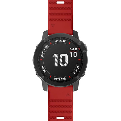 KALEBOL KLB-AWGJ-001 For Garmin Fenix 7 / 7 Pro 22mm Watch Band Concave Dot Silicone Strap