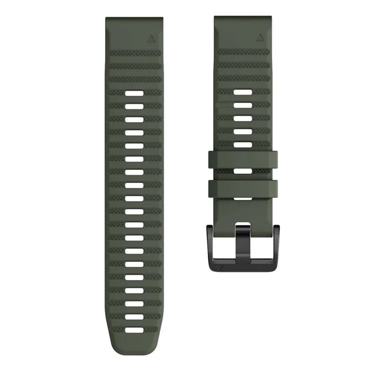 KALEBOL KLB-AWGJ-001 For Garmin Fenix 7 / 7 Pro 22mm Watch Band Concave Dot Silicone Strap
