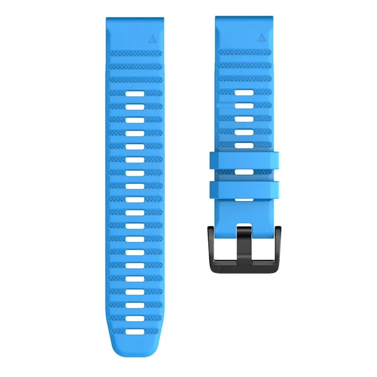 KALEBOL KLB-AWGJ-001 For Garmin Fenix 7 / 7 Pro 22mm Watch Band Concave Dot Silicone Strap