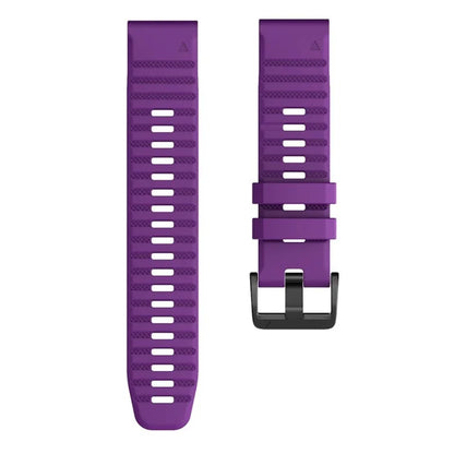 KALEBOL KLB-AWGJ-001 For Garmin Fenix 7 / 7 Pro 22mm Watch Band Concave Dot Silicone Strap