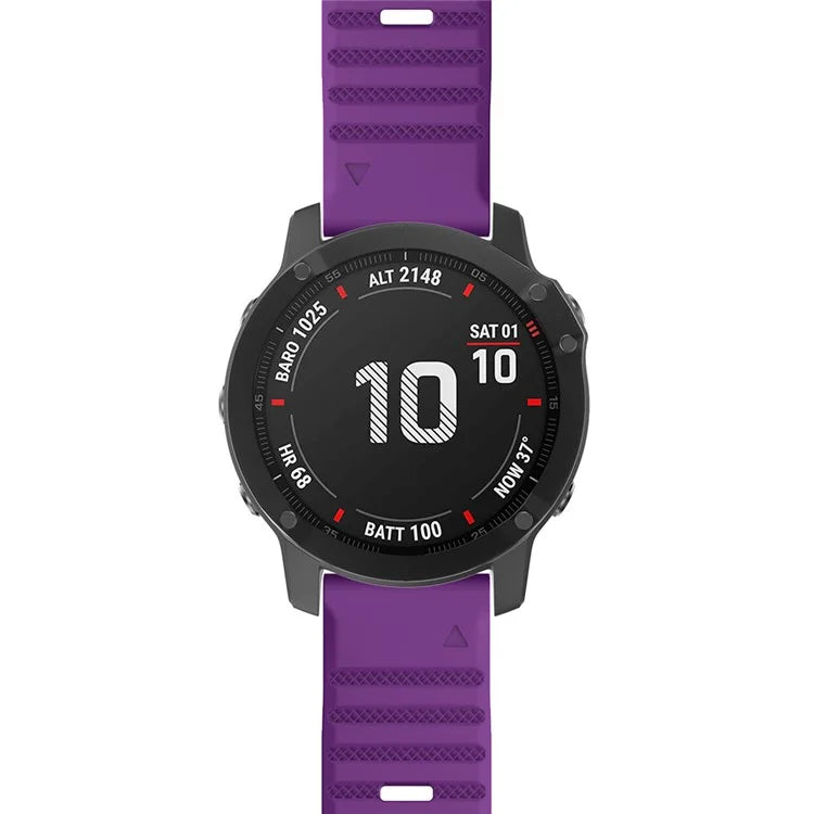 KALEBOL KLB-AWGJ-001 For Garmin Fenix 7 / 7 Pro 22mm Watch Band Concave Dot Silicone Strap