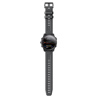 KALEBOLKLB-TXGJ-001 For Garmin Fenix 7S / 7S Pro 20mm Silicone Watch Strap Trapezoidal Holes