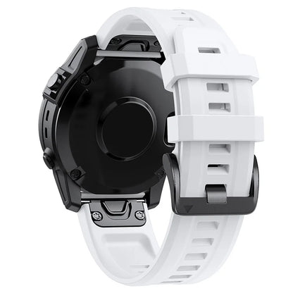 KALEBOLKLB-TXGJ-001 For Garmin Fenix 7S / 7S Pro 20mm Silicone Watch Strap Trapezoidal Holes