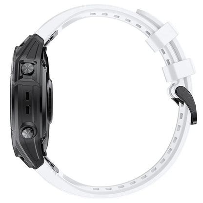 KALEBOLKLB-TXGJ-001 For Garmin Fenix 7S / 7S Pro 20mm Silicone Watch Strap Trapezoidal Holes