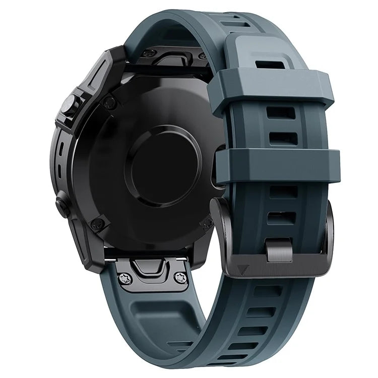 KALEBOLKLB-TXGJ-001 For Garmin Fenix 7S / 7S Pro 20mm Silicone Watch Strap Trapezoidal Holes