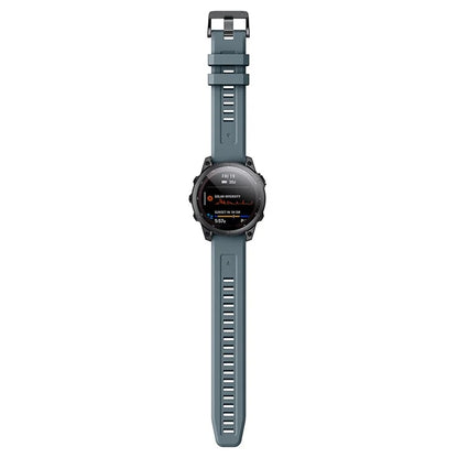 KALEBOLKLB-TXGJ-001 For Garmin Fenix 7S / 7S Pro 20mm Silicone Watch Strap Trapezoidal Holes