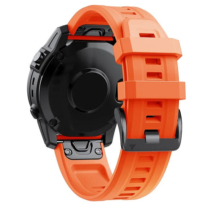 KALEBOLKLB-TXGJ-001 For Garmin Fenix 7S / 7S Pro 20mm Silicone Watch Strap Trapezoidal Holes