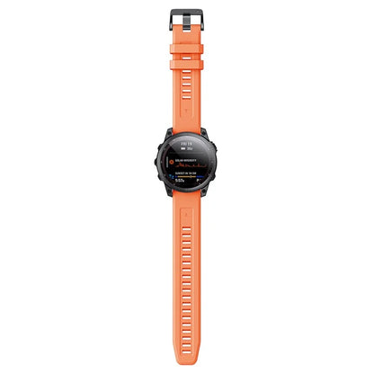 KALEBOLKLB-TXGJ-001 For Garmin Fenix 7S / 7S Pro 20mm Silicone Watch Strap Trapezoidal Holes